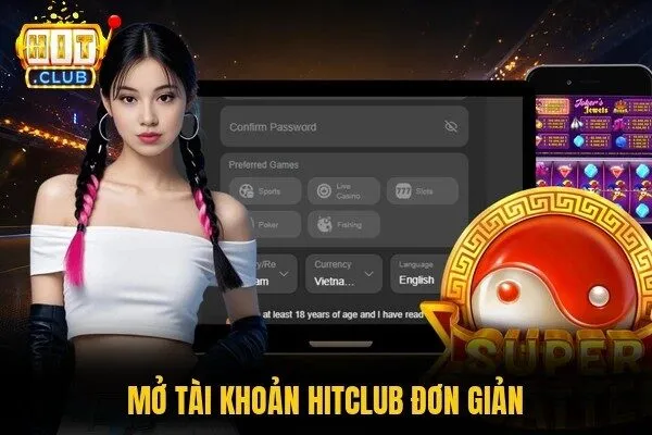 trang chu 40 Mở tài khoản Hitclub đơn giản